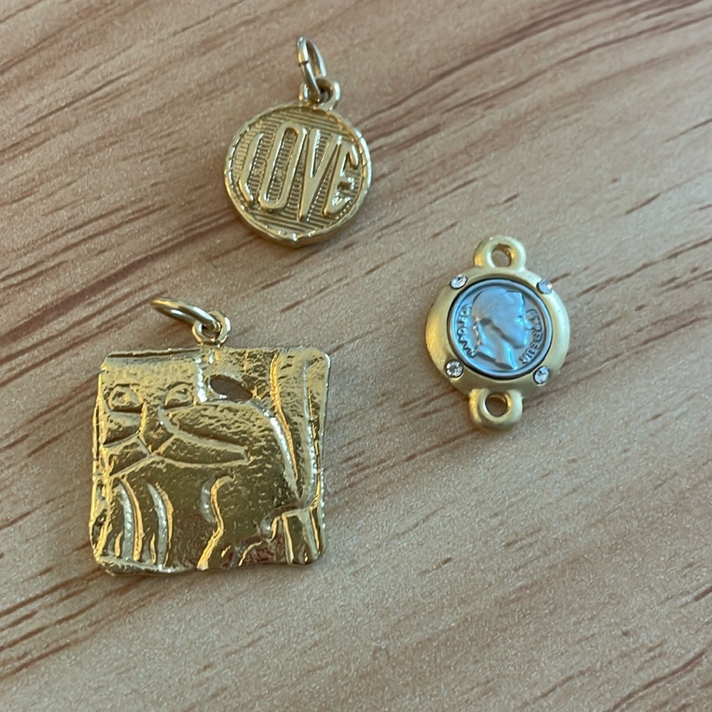 Brass Necklace charms